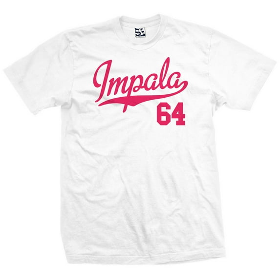 Impala 64 Script Jersey T-Shirt 1964 Lowrider Ladies Womens Mens