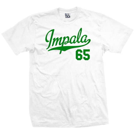 Impala 65 Script Jersey T-Shirt 1965 Lowrider Ladies Womens Mens