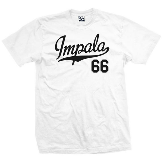 Impala 66 Script Jersey T-Shirt 1966 Lowrider Ladies Womens Mens