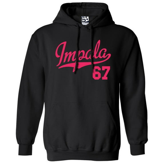 Impala 67 Script Jersey Hoodie 1967 Lowrider Ladies Womens Mens