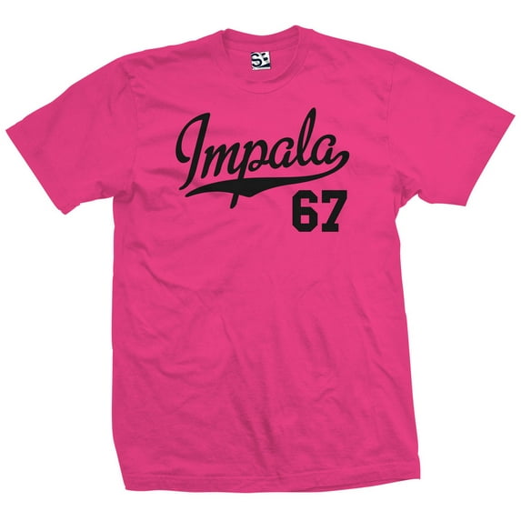 Impala 67 Script Jersey T-Shirt 1967 Lowrider Ladies Womens Mens