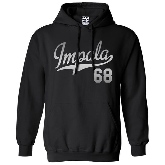 Impala 68 Script Jersey Hoodie 1968 Lowrider Ladies Womens Mens