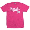 thumbnail image 1 of Impala 68 Script Jersey T-Shirt 1968 Lowrider Ladies Womens Mens, 1 of 2