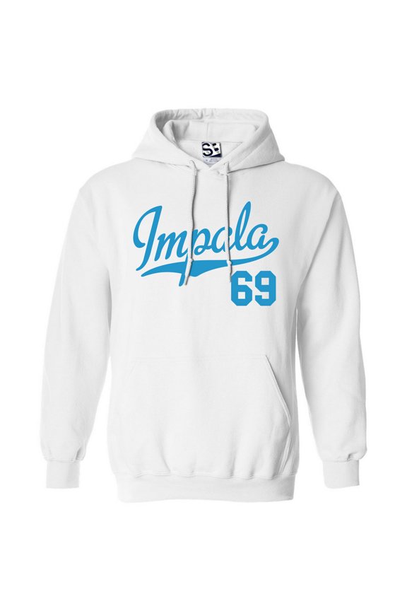 Impala 69 Script Jersey Hoodie 1969 Lowrider Ladies Womens Mens