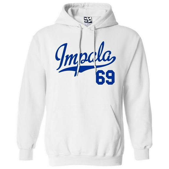 Impala 69 Script Jersey Hoodie 1969 Lowrider Ladies Womens Mens