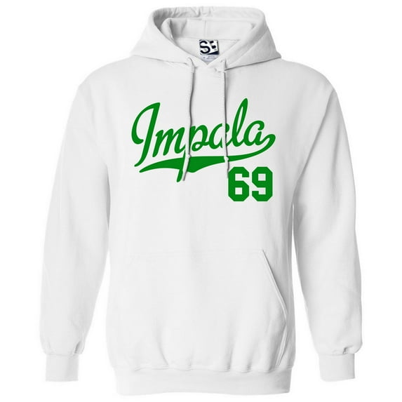 Impala 69 Script Jersey Hoodie 1969 Lowrider Ladies Womens Mens