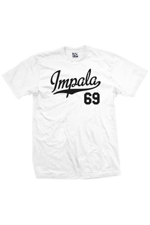 Impala 69 Script Jersey T-Shirt 1969 Lowrider Ladies Womens Mens