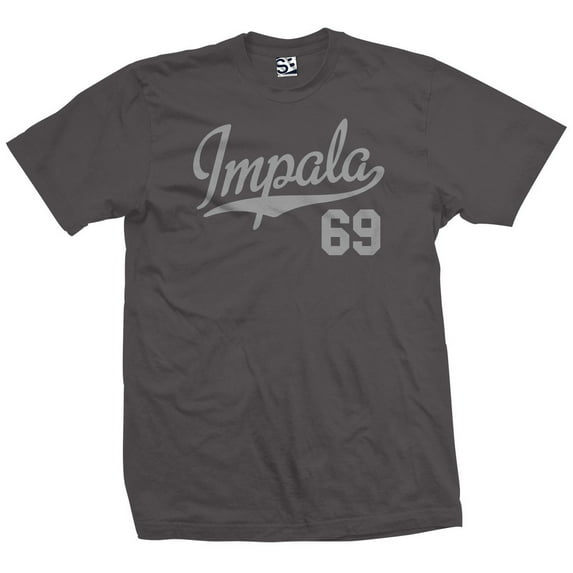 Impala 69 Script Jersey T-Shirt 1969 Lowrider Ladies Womens Mens