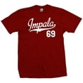 thumbnail image 1 of Impala 69 Script Jersey T-Shirt 1969 Lowrider Ladies Womens Mens, 1 of 2