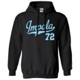 thumbnail image 1 of Impala 72 Script Jersey Hoodie 1972 Lowrider Ladies Womens Mens, 1 of 2