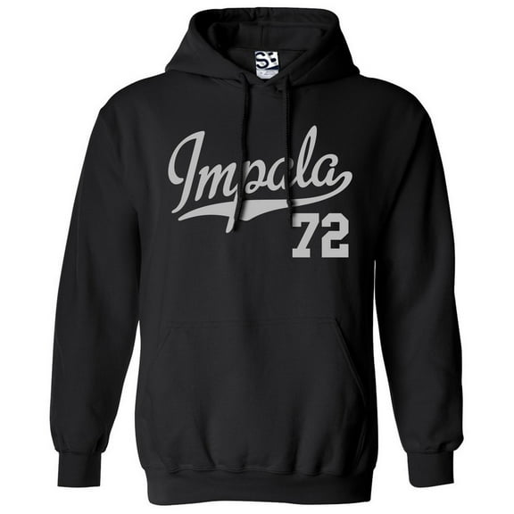 Impala 72 Script Jersey Hoodie 1972 Lowrider Ladies Womens Mens