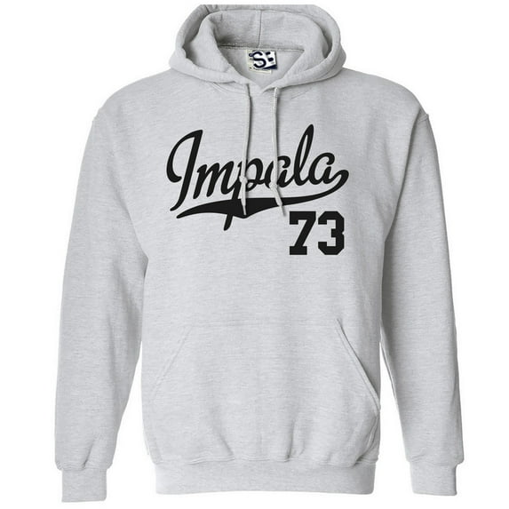Impala 73 Script Jersey Hoodie 1973 Lowrider Ladies Womens Mens