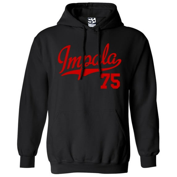 Impala 75 Script Jersey Hoodie 1975 Lowrider Ladies Womens Mens