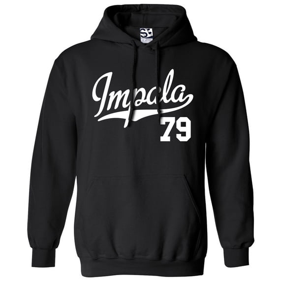 Impala 79 Script Jersey Hoodie 1979 Lowrider Ladies Womens Mens
