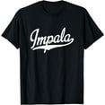 thumbnail image 1 of Impala Animal Baseball Script Style T-Shirt, 1 of 3