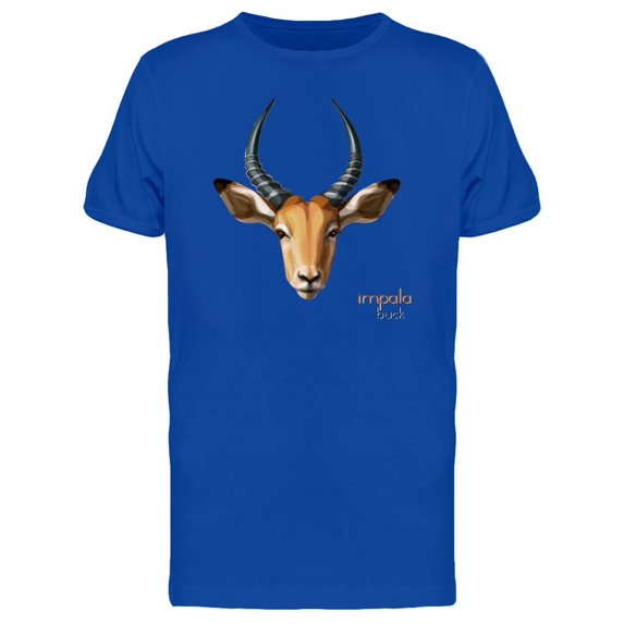 Impala Buck, Watercolor Head Tee Men's -Image by Shutterstock