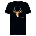 thumbnail image 1 of Impala Buck, Watercolor Head T-Shirt Men -Image by Shutterstock, Male x-Large, 1 of 2