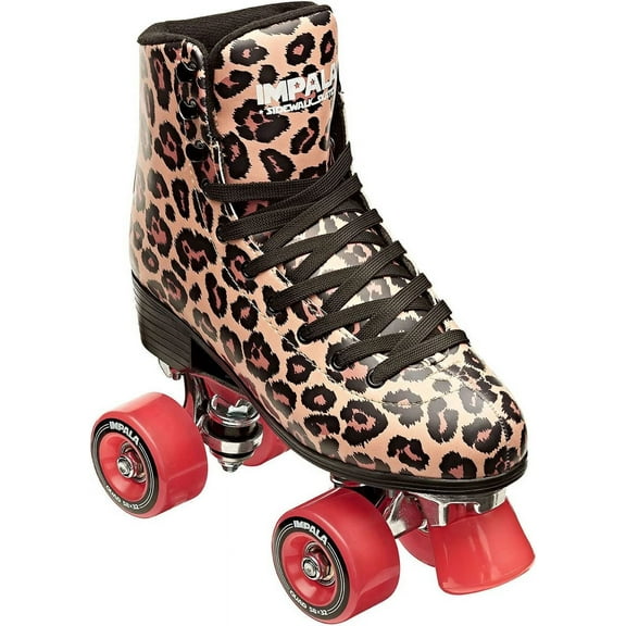 Impala Roller Skates - Leopard | Classic Quad Skates for Women and Men, US (Women’s) 10