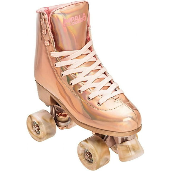 Impala Roller Skates - Marawa Rose Gold | Classic Quad Skates for Women and Men, US (Women’s) 11