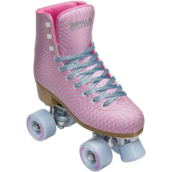 Impala Roller Skates - Wavy Check | Classic Quad Skates for Women and Men, US (Women’s) 7
