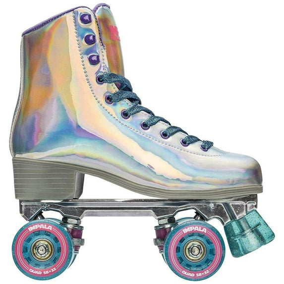 Impala Womens Quad Skates, Adult, Holographic, 7 M US