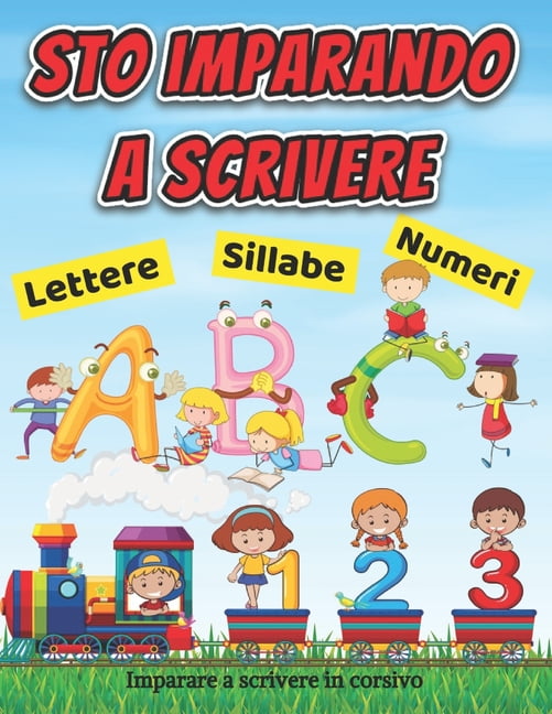 Imparare a scrivere in corsivo: Impara a scrivere lettere e numeri -  Imparare alfabeto bambini 2 anni - Imparare numeri e lettere giochi - Impara  a scrivere e leggere - Imparare a