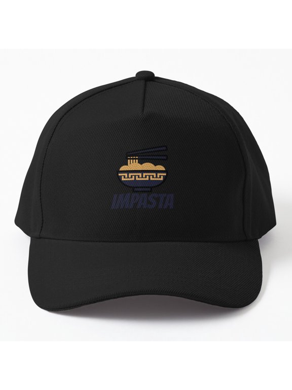Impasta Dad Joke Baseball Cap, Pasta Father Wordplay Graphic Design, Classic Everyday Hat