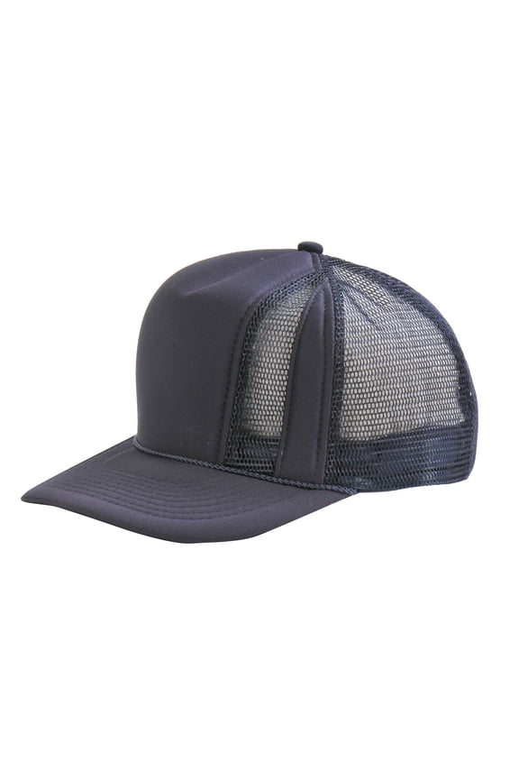 Adjustable Unisex Adult Sport Mesh Baseball Hat - Black