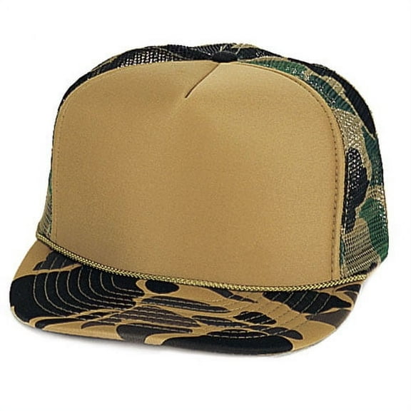 ImpecGear Camouflage Unisex Adult Snapback Hat - Brown