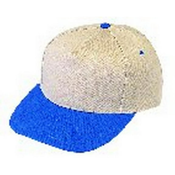 ImpecGear Cotton 5-Panel Unisex Adult Snapback Hat - Khaki/Blue