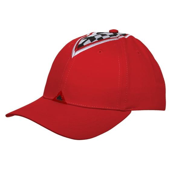 ImpecGear Cotton 6-Panel Unisex Adult Racing Flare Hat - Red