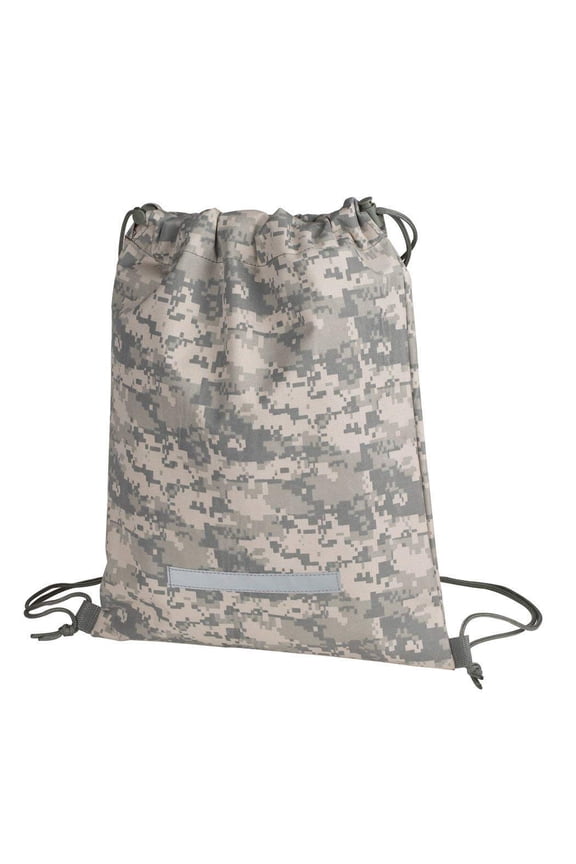 Heavy Duty Drawstring Backpack Camouflage Army Navy Military Sack Bag, Men Women Backpacks, Drawstring Gym Bag
