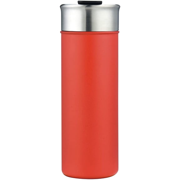 ImpecGear Tumbler for Coffee, Tea & Drinks 18oz, 100% BPA Free 18/8 Stainless-Steel Tumbler, Double Wall Insulation Hot & Cold Travel Mug with Leak-Proof Lid & Mouth Tip (SUNM4023-Red)