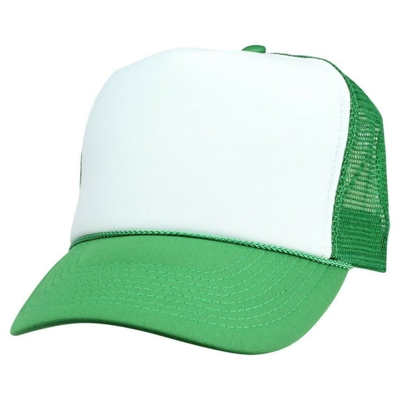 ImpecGear Unisex Adult Mesh Baseball Hats - Kelly/White - Pack of 2