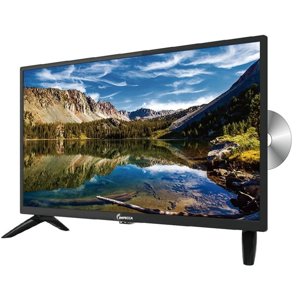 Impecca 24-Inch HD LED TV Integrated DVD player, 720P, Compatible w/ HDMI /VGA/USB