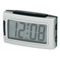 thumbnail image 1 of Impecca Alarm Clock, Digital, Vibrating, Battery Powered, LED, Snooze, 12/24 Hour Setting - Silver, 1 of 3