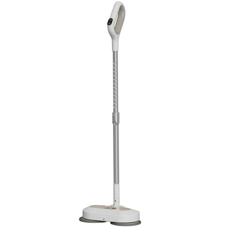 Impecca Electric Mop, Cordless Spinning Mop with Dual Motor with LED Headlights, 3-set of spin mops Water Tank for Multi-Surface, Self-Propelled, Lightweight