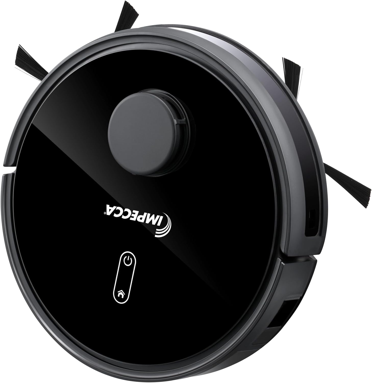 Impecca S26 Robot Vacuum and Mop Combo, 2600PA LDR Laser Guided Robotic Vacuum Cleaner Mop Floors and Vacuum Carpets Pet Hair Mapping & Virtual walls, Self Charging Wi-Fi/App/Alexa/Google Home, Remote