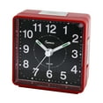 thumbnail image 1 of Impecca WAT2810R Travel Alarm Clock Sweep Movement Red, 1 of 5