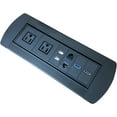 thumbnail image 1 of Impecgear UL Listed Power Plug in-Desk Fast Power Center - 1 USB Port/ 1 Type-C Port/1 HDMI/2 CAT 6/1 Type C, 1 of 7