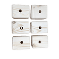 thumbnail image 1 of Impeckable Bird Toys Toy 3015 Small Chunky Block 6-Pack, Natural Spruce and Pine Wood, Heavy Chewing Foraging Foot Toy, Handcrafted by Us for Medium Birds Like Conures, Caiques, and Senegals, 1 of 10