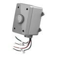 thumbnail image 1 of OSD Audio OVC100 Impedance Matching 100W Rotary Weather-Resistant Outdoor Volume Control, Grey, 1 of 6