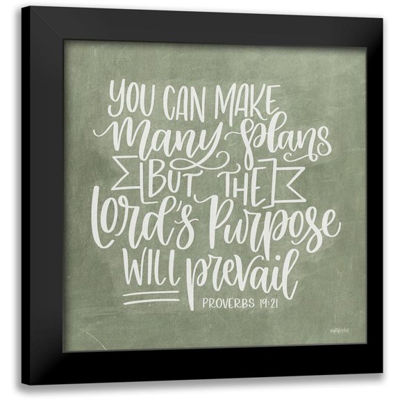 Imperfect Dust 12x12 Black Modern Framed Museum Art Print Titled - The Lords Purpose