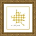 thumbnail image 1 of Imperfect Dust 12x12 Gold Ornate Wood Framed with Double Matting Museum Art Print Titled - Its Fall YAll, 1 of 4