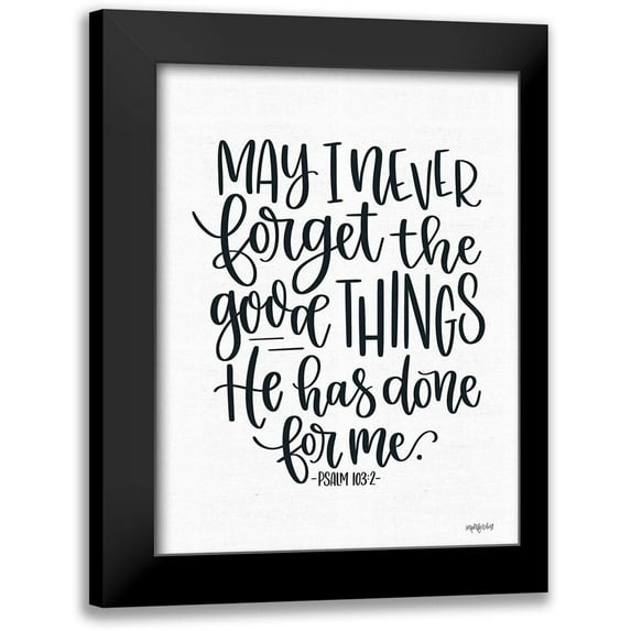 Imperfect Dust 12x14 Black Modern Framed Museum Art Print Titled - Never Forget
