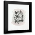 thumbnail image 1 of Imperfect Dust 12x14 Black Modern Framed Museum Art Print Titled - Wake-Slay-Repeat, 1 of 5
