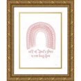 thumbnail image 1 of Imperfect Dust 12x14 Gold Ornate Wood Framed with Double Matting Museum Art Print Titled - All of Gods Grace, 1 of 4