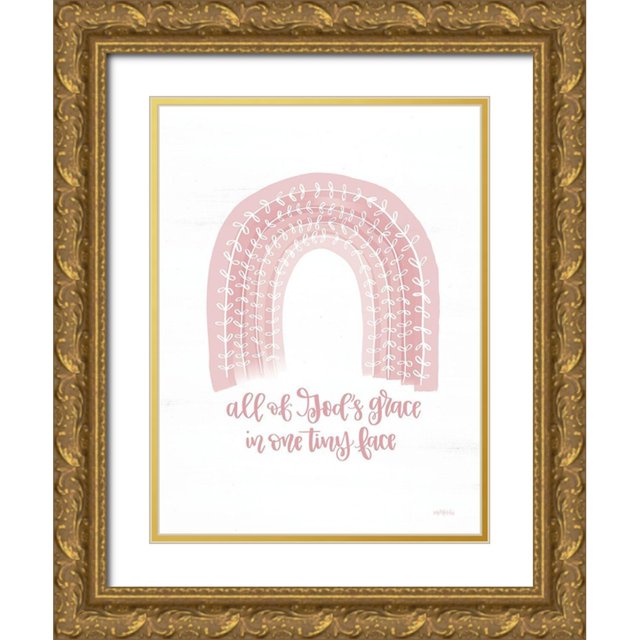 Imperfect Dust 12x14 Gold Ornate Wood Framed with Double Matting Museum Art Print Titled - All of Gods Grace