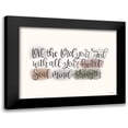 thumbnail image 1 of Imperfect Dust 14x12 Black Modern Framed Museum Art Print Titled - Love the Lord, 1 of 5