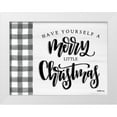 thumbnail image 1 of Imperfect Dust 14x12 White Modern Wood Framed Museum Art Print Titled - Have Yourself a Merry Little Christmas, 1 of 4